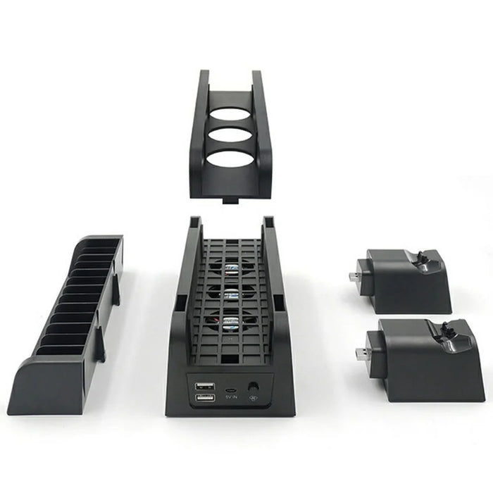 IPLAY HBP-149A Storage Stand for PS4 Pro  /  PS4 Slim  /  PS4 Cooling Fan Charging Station - 5