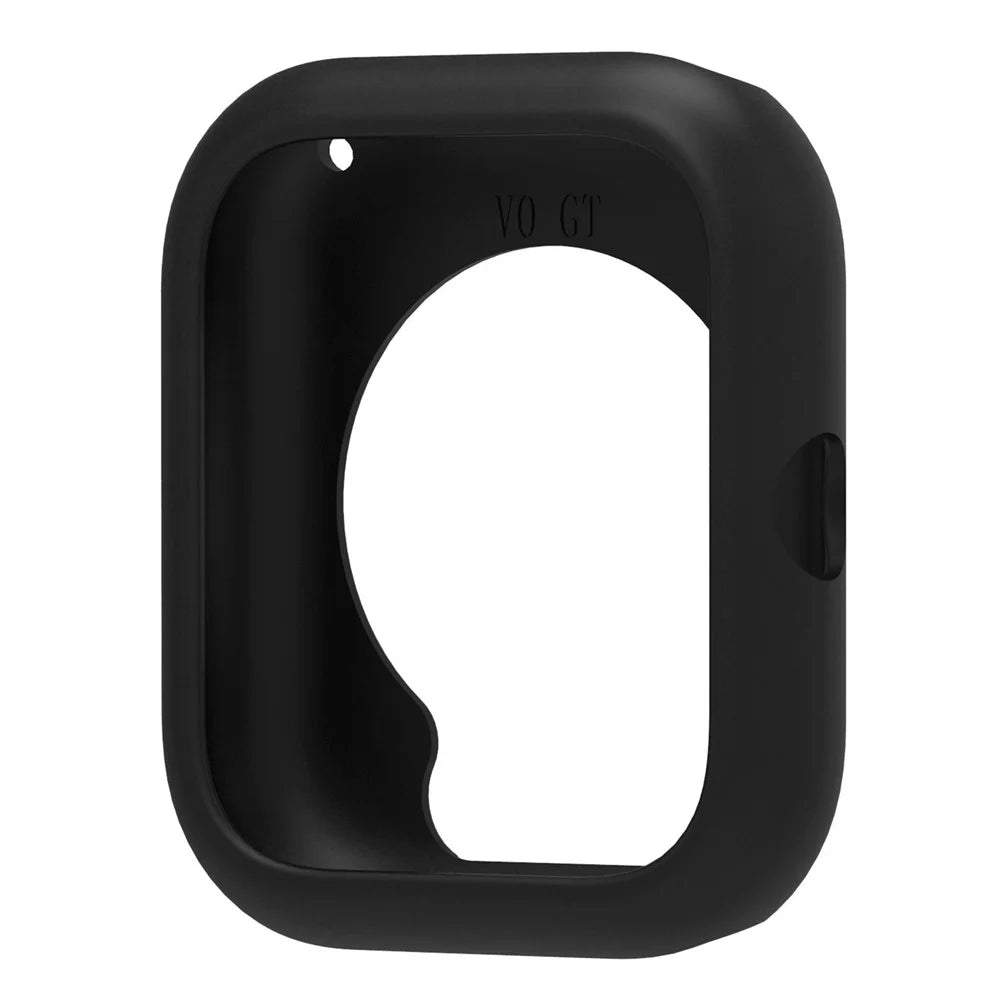 For vivo iQOO Watch GT  /  Watch GT Watch Case Soft Silicone Hollow Watch Frame Cover - Black - 2