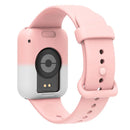 For Xiaomi Smart Band 9 Pro Watch Case Soft Silicone Hollow Watch Frame Cover - White + Pink - 4