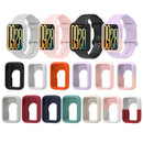 For Xiaomi Smart Band 9 Pro Watch Case Soft Silicone Hollow Watch Frame Cover - White + Pink - 5