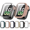 For Honor Watch 5 PC Tempered Glass Integrated Watch Case Full Coverage Protector - Black - 7