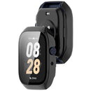 For Mibro Watch T2 PC Tempered Glass Integrated Watch Case Full Coverage Protector - Black - 3