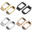 For Xiaomi Smart Band 9 Active / Redmi Band 3 Watch Case Metal Frame Protective Cover - Black - 4