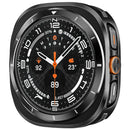 For Samsung Galaxy Watch Ultra (2025) 47mm / Ultra 47mm Protective Case Aluminum Alloy PC Watch Bumper Cover - Black White - 2