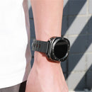 For Samsung Galaxy Watch Ultra (2025) 47mm / Ultra 47mm Protective Case Aluminum Alloy PC Watch Bumper Cover - Black White - 7