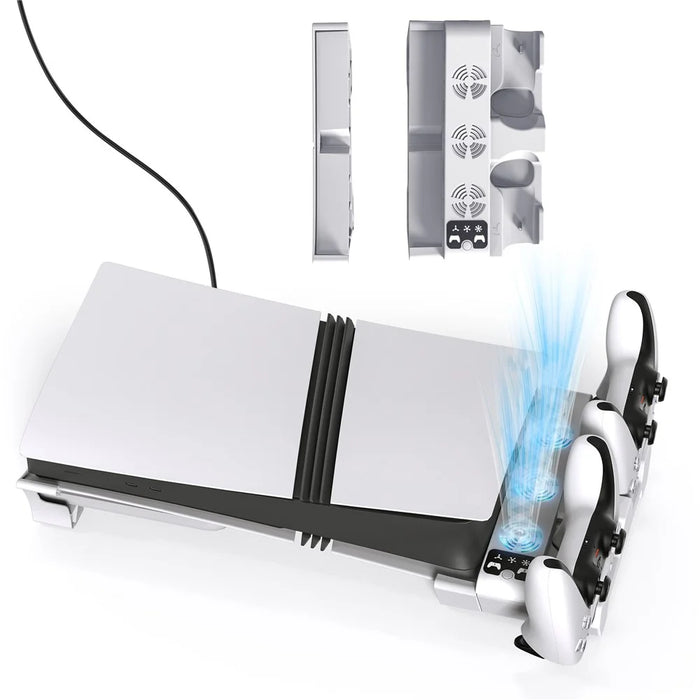 STARTRC GAMES Cooling Stand for Sony PS5 Pro / PS5 Slim (Digital / Disc Edition) Controller Charging Dock Radiator - 1