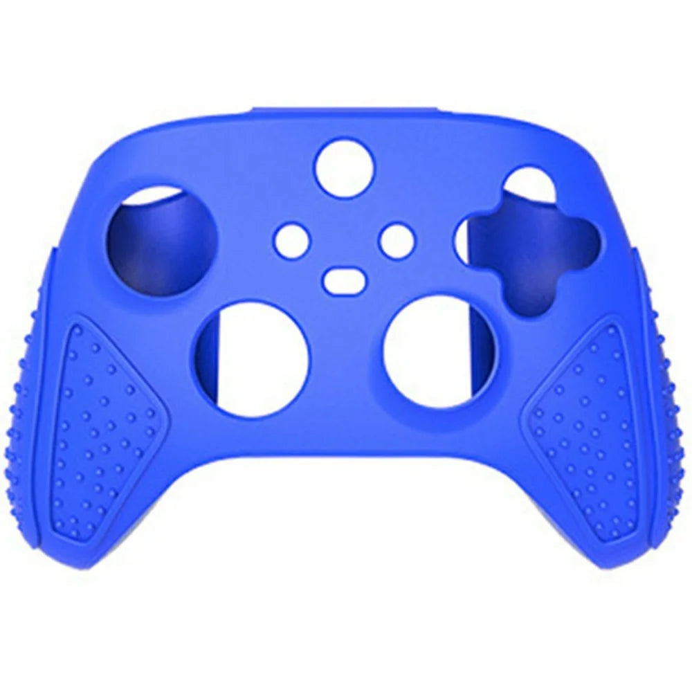 For Xbox Series S / X Game Controller Dust Proof Silicone Cover Anti Slip Protective Case - Blue - 1