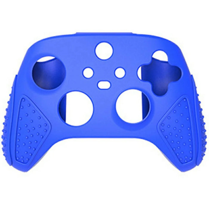 For Xbox Series S / X Game Controller Dust Proof Silicone Cover Anti Slip Protective Case - Blue - 1