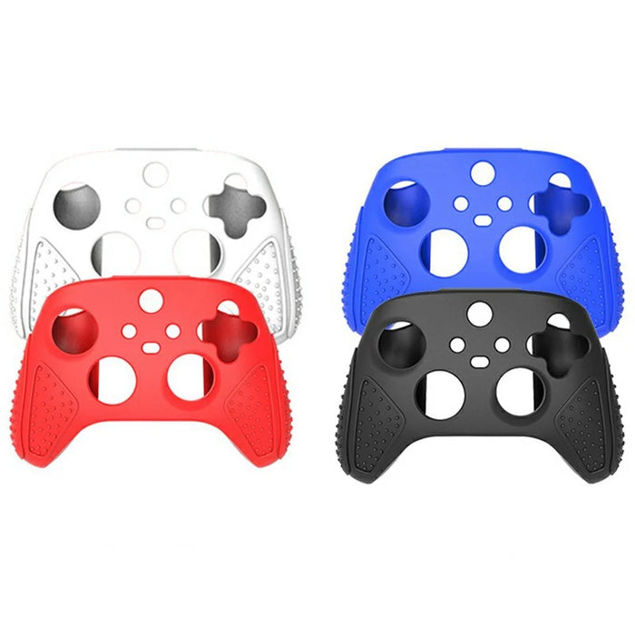 For Xbox Series S / X Game Controller Dust Proof Silicone Cover Anti Slip Protective Case - Blue - 3