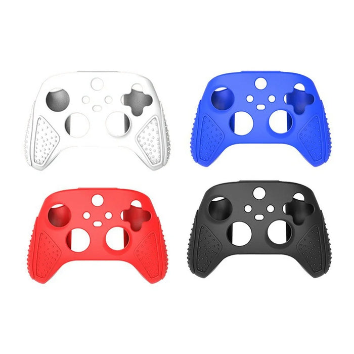 For Xbox Series S / X Game Controller Dust Proof Silicone Cover Anti Slip Protective Case - Blue - 4