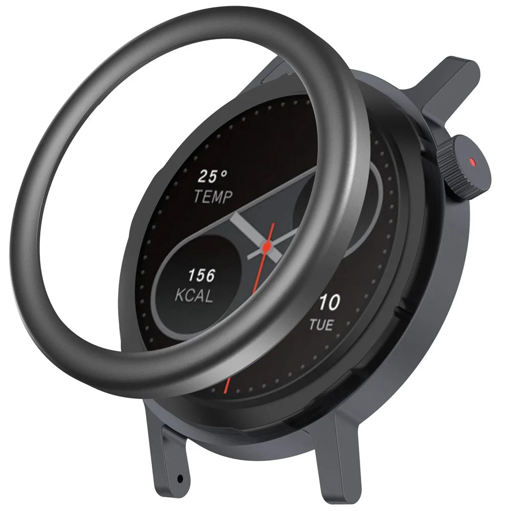 For Nothing CMF Watch Pro 2 Metal Watch Bezel Round Arc Design Smartwatch Ring - Grey - 1