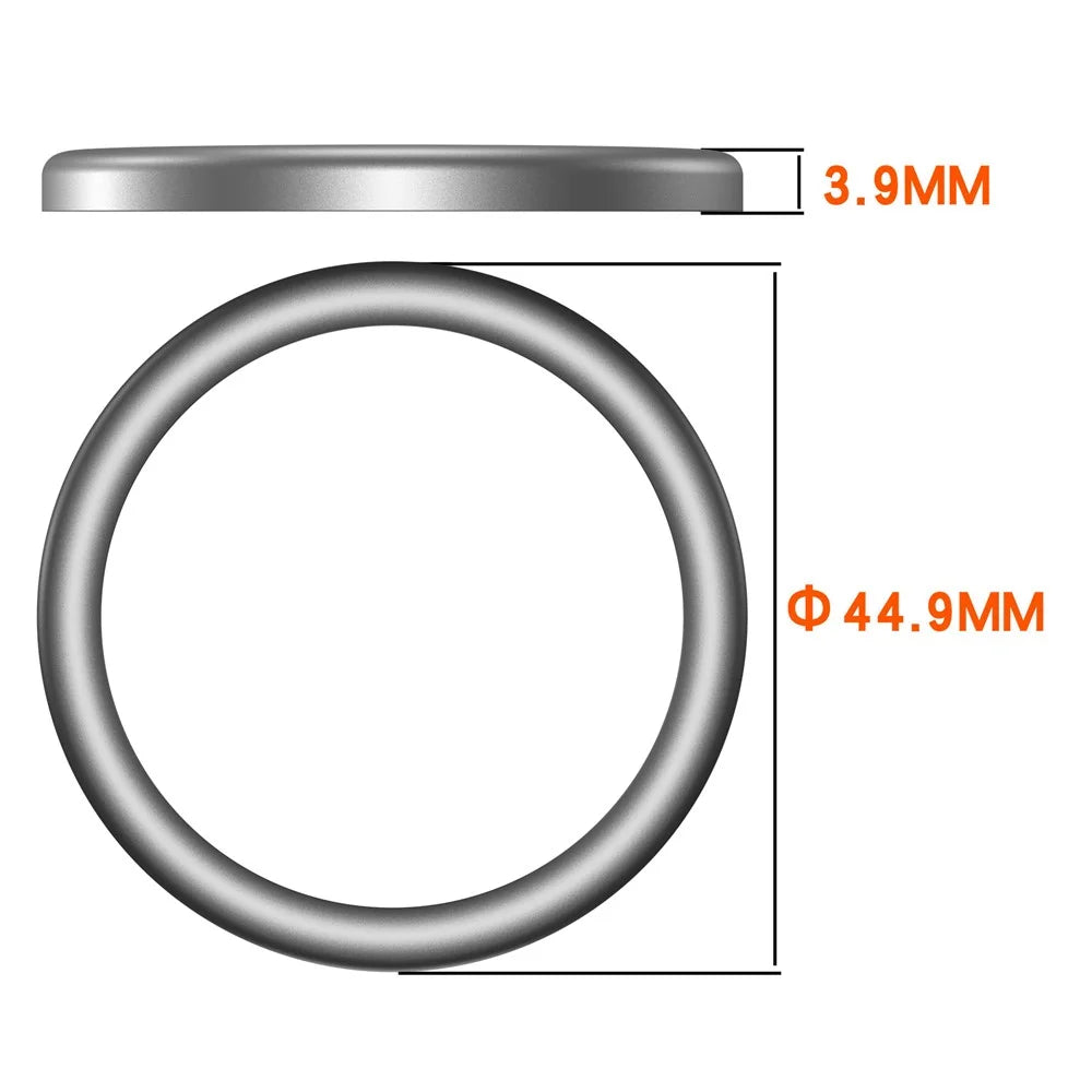 For Nothing CMF Watch Pro 2 Metal Watch Bezel Round Arc Design Smartwatch Ring - Grey - 7