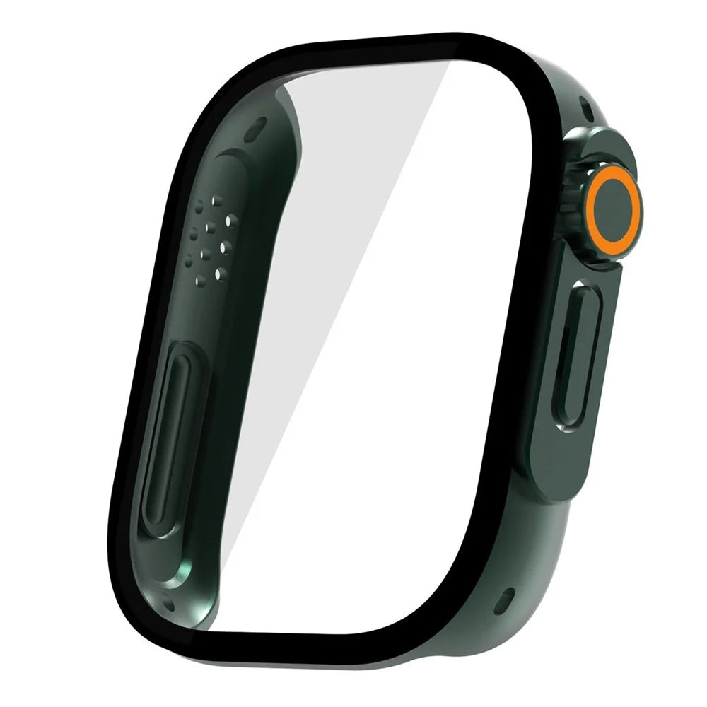 For Xiaomi Redmi Watch 5 Active PC Frame Watch Case with Tempered Glass Screen Film - Green - 1