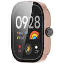 For Xiaomi Redmi Watch 5 / Watch 5 eSIM Case Hard PC All-Around Watch Cover with Tempered Glass Film - Pink - 2