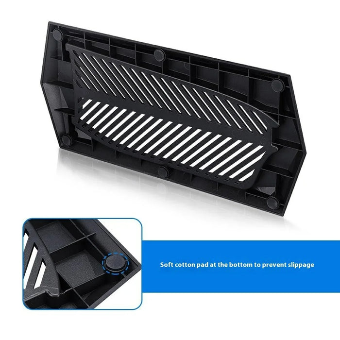 Cooling Stand for Sony PS5 Slim Disc Edition Vertical Game Console Heat Dissipation Base - Black - 5
