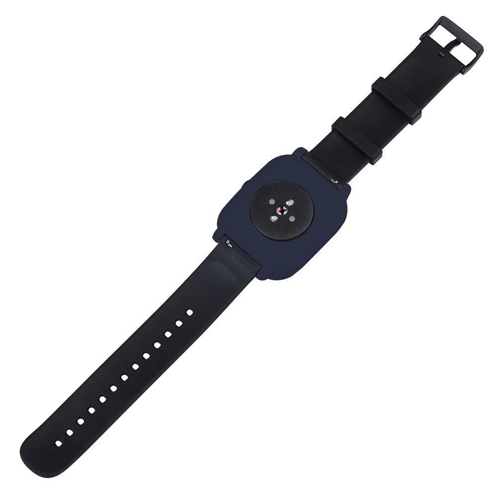 For Huami Amazfit GTS Silicone Protective Case Slim Fit Durable Cover - Midnight Blue - 4