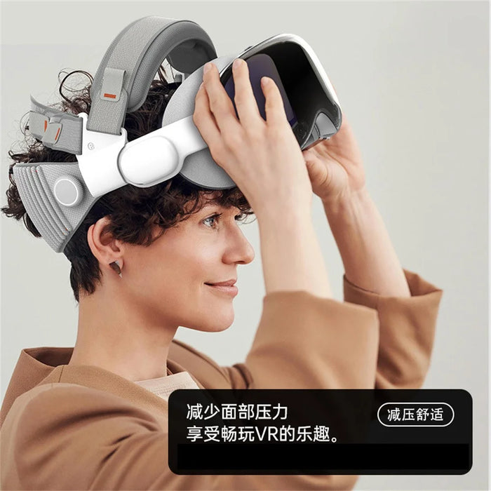 HIBLOKS Head Strap for Apple Vision Pro Headband Adjustable Pressure Relief Balance VR Accessory - 2