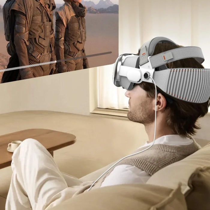 HIBLOKS Head Strap for Apple Vision Pro Headband Adjustable Pressure Relief Balance VR Accessory - 3