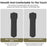 For DJI Osmo Pocket 3 Storage Case Waterproof Protective Cover with Soft Cushioning - Black - 4
