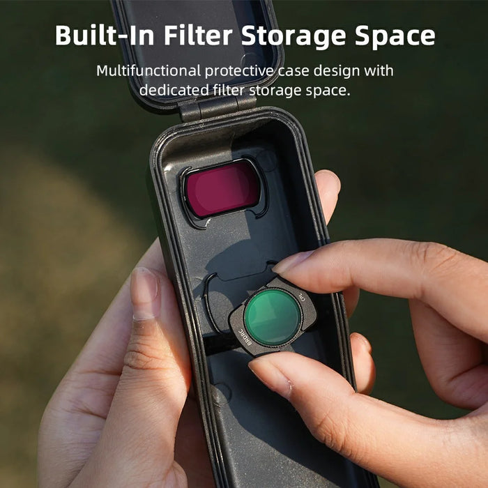 For DJI Osmo Pocket 3 Storage Case Waterproof Protective Cover with Soft Cushioning - Black - 7