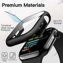 For Apple Watch Series 11 / 10 46mm Watch Case IP68 Waterproof Hard PC Cover with Tempered Glass Film - Black - 2