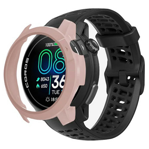 For Coros Pace Pro Smartwatch Protective Case PC Hard Cover - Pink - 1