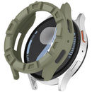 For Samsung Galaxy Watch7 40mm Watch Case Hollow Armor Soft TPU Watch Frame - Green - 1