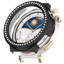 For Huawei Watch GT 5 Pro 42mm PC Case Rhinestone Decor Smartwatch Protective Cover - Black - 1