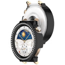 For Huawei Watch GT 5 Pro 42mm PC Case Rhinestone Decor Smartwatch Protective Cover - Black - 3