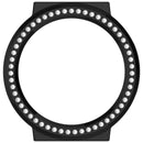 For Huawei Watch GT 5 Pro 42mm PC Case Rhinestone Decor Smartwatch Protective Cover - Black - 6