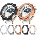 For Huawei Watch GT 5 Pro 42mm PC Case Rhinestone Decor Smartwatch Protective Cover - Black - 7