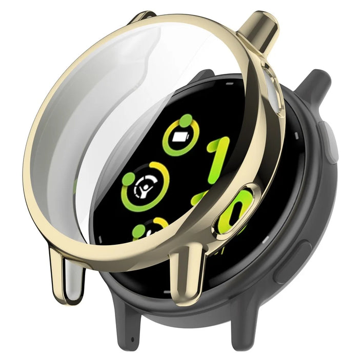 For Garmin vivoactive 5 Watch Case Full Protection TPU Soft Cover Scratch Resistant - Light Gold - 1