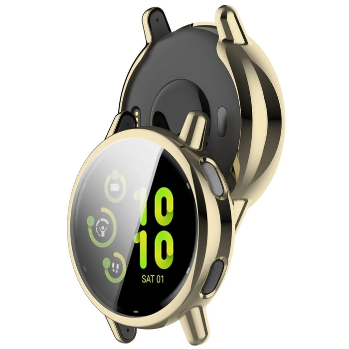 For Garmin vivoactive 5 Watch Case Full Protection TPU Soft Cover Scratch Resistant - Light Gold - 3
