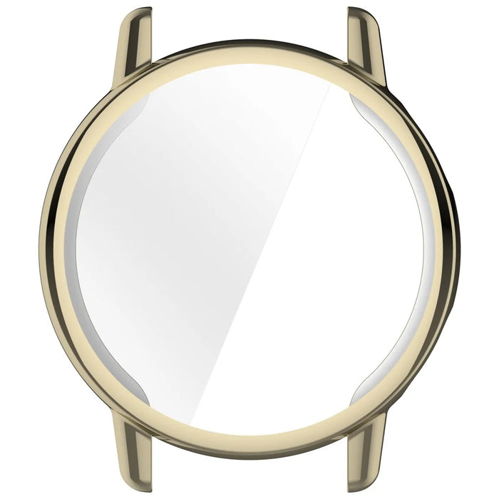 For Garmin vivoactive 5 Watch Case Full Protection TPU Soft Cover Scratch Resistant - Light Gold - 6