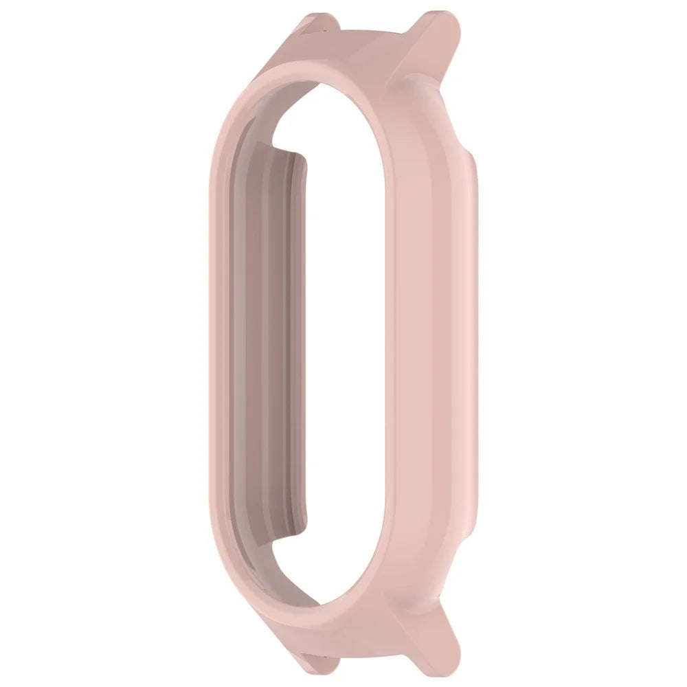 For Xiaomi Smart Band 9 NFC / 9 Hollow Out Watch Case 12mm Lug PC Protective Frame - Pink - 4