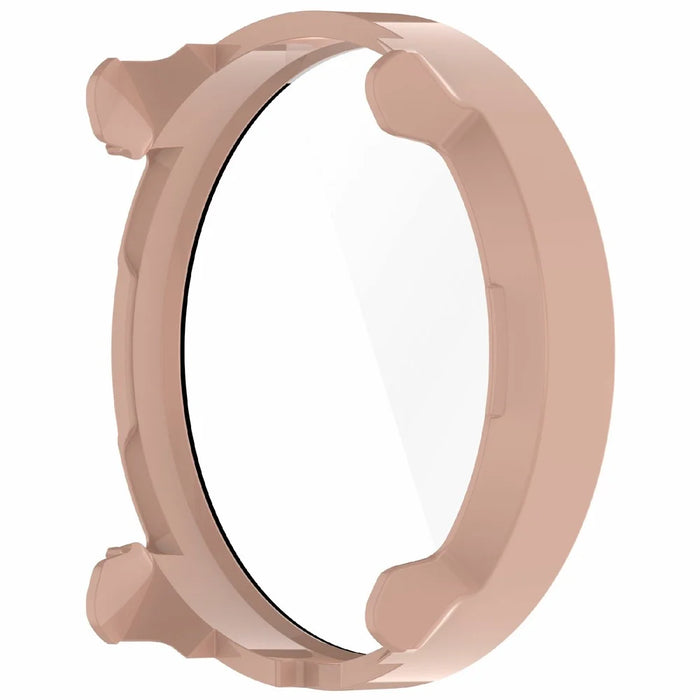 For Suunto Vertical Watch Case Integrated Protective PC Cover with Tempered Glass Screen Protector - Pink - 5