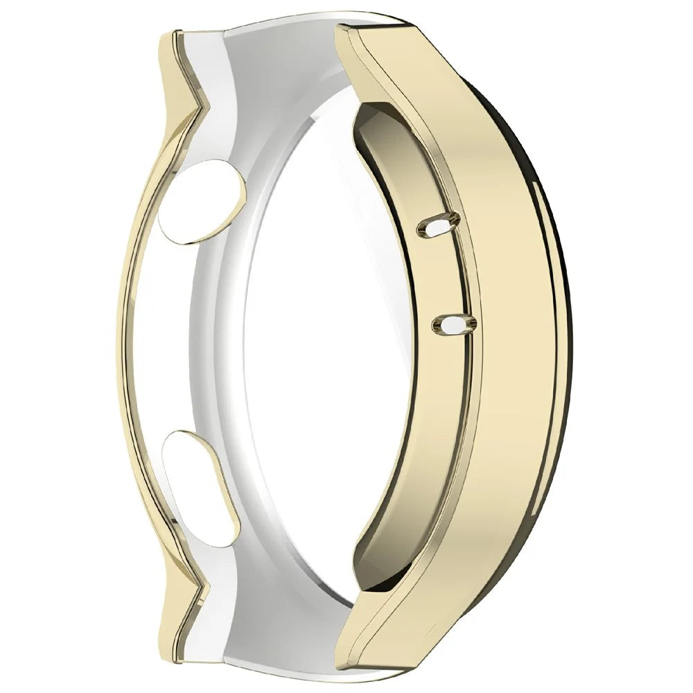 For Huawei Watch 4 TPU Watch Case Full Coverage Electroplating Protective Cover - Light Gold - 5