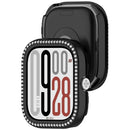 Protective Case for Xiaomi Redmi Watch 5 / 5 eSIM / 4 Hollow Design Smart Watch PC Cover Rhinestone Decor - Black - 3
