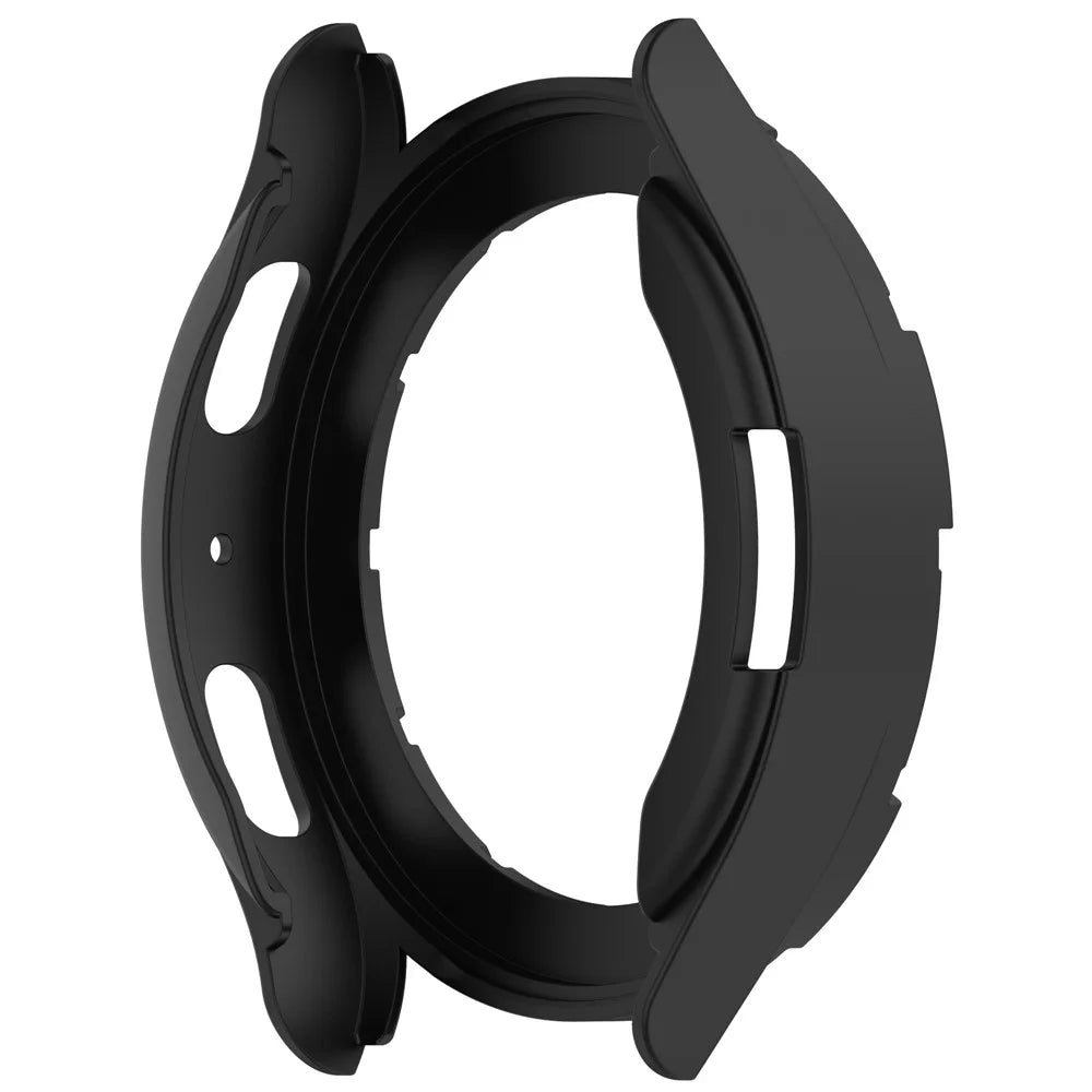 For Samsung Galaxy Watch7 40mm TPU Protective Case Hollow Design Shockproof Watch Cover - Black - 5