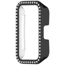 Protective Case For Huawei Band 10 / 10 NFC / 9 / 9 NFC / 8 / 8 NFC Hollow Design Rhinestone Decor PC Watch Cover - Black - 4