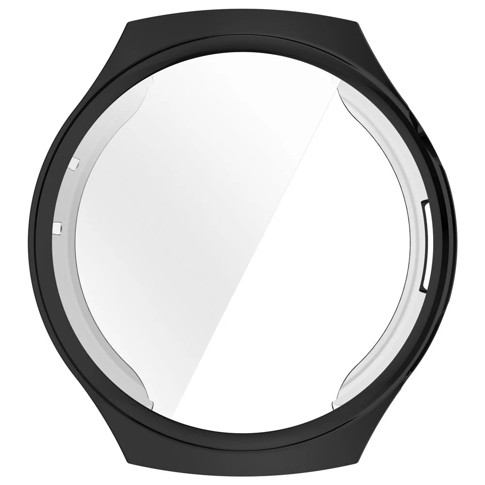 For Huawei Watch 4 Pro TPU Watch Case Full Coverage Protective Cover - Electroplate Black - 4