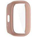 For Lifesense Watch 3 Case Hard PC All-Around Watch Cover with Tempered Glass Film - Pink - 3