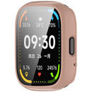 For Lifesense Watch 3 Case Hard PC All-Around Watch Cover with Tempered Glass Film - Pink - 5