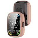 For Lifesense Watch 3 Case Hard PC All-Around Watch Cover with Tempered Glass Film - Pink - 6