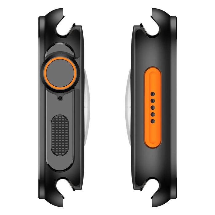 Protective Case for Apple Watch SE3 / SE2 / SE1 /  6 / 5 / 4 44mm  Alloy Watch Frame - Black - 4
