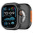 For Apple Watch Ultra 3 / Ultra 2 / Ultra 49mm Protective Case Alloy Watch Frame - Black - 1