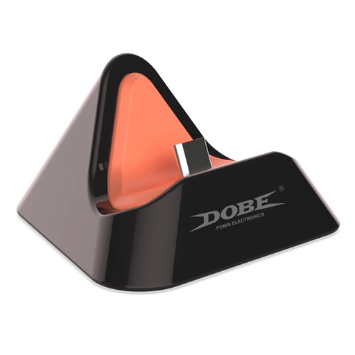 DOBE TNS-3170 For Nintendo Switch OLED / Switch 2 / Switch Charging Dock Portable Triangle Charging Stand - Orange+Black - 1