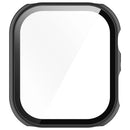 For Honor Choice ROSSINI 2i Watch Case PC Frame Cover with Tempered Glass Screen Film - Black - 6