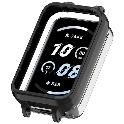 For Honor Band 9 Watch Case Frame 12MM Inner Diameter PC Lightweight Protective Cover - Black - 1