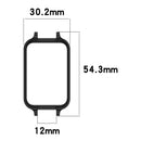 For Honor Band 9 Watch Case Frame 12MM Inner Diameter PC Lightweight Protective Cover - Black - 6